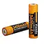 Акумулятор 18650 Fenix 3400mAh 3.6V з micro-USB зарядкою (Чорно-жовтий) - мініатюра 3
