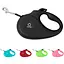 Поводок-рулетка Collar для собак, размер S, 15 кг, 5 м, светоотражающая лента, черный - миниатюра 1