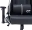 Геймерское кресло GT Racer черное с белым (X-2528 Black/White) - миниатюра 12