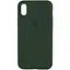 Чохол Silicone Case Full Protective (AA) для Apple iPhone X / XS (5.8) Зелений / Cyprus Green - мініатюра 1