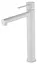 Смеситель для умывальника Imex Milos Stick высокий белый матовый BDYS045-3BL Белый матовый - миниатюра 1