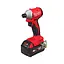 Гвинтоверт ударний акумуляторний Milwaukee M18 BLIDRC-402C 18В АКБ 2х4 А/год 0-3600 об/хв 190 Нм ЗП M12-18C кейс 1.3 кг - мініатюра 6