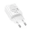 Мережевий зарядний пристрій Hoco N60 Gentle single port PD20W charger (EU) білий - мініатюра 3