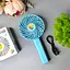Дитячий портативний USB-вентилятор Mini Fan на акумуляторі блакитний (2628-1) - мініатюра 2