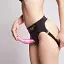 Насадка для страпону Strap-On-Me Dildo Plug Curvy Rose Dragee Metallic M - мініатюра 4