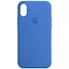 Чохол Epik Silicone Case Full Protective AA для Apple iPhone XS Max 6.5 Синій/Capri Blue - мініатюра 1