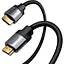 Кабель Baseus Enjoyment Series HDMI 2.0 4K 1m Black (CAKSX-B0G) [84301] - мініатюра 3