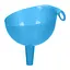 Лейка сливная воронка пластмассовая на банку, Kitchette Голубой 84523 - миниатюра 4