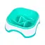 Миска-квітка AnimAll для повільного годування, квадратна, 600 мл, м'ятна - мініатюра 1