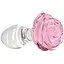 Стеклянная анальная пробка Pillow Talk Rosy Luxurious Glass Anal Plug - миниатюра 2