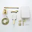 Душова система прихованного монтажу, золото Frap F7176-3, Золотий - мініатюра 3