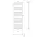 Водяной полотенцесушитель Mario Гера 1750x600/570, Хром - миниатюра 2