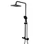 Душова система Globus Lux Termostatic R GLA-0040T-BB, Чорний матовий - мініатюра 5