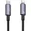 Кабель Usams US-SJ665 USB-C to Lightning 30W 3A 2.0m Tarnish (SJ665USB01) черный [138987] - миниатюра 2