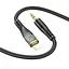 Аудіокабель HOCO UPA25 Transparent Discovery Edition Digital audio conversion cable iP Black - мініатюра 4
