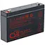 Акумулятор CSB HRL634WF2 AGM 6V 9Ah - мініатюра 1
