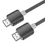 Кабель HOCO US08 HDTV 2.0 male-to-male 4K HD data cable(L=2M) Black - миниатюра 4