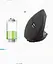Бездротова акумуляторна вертикальна миша Bluetooth + USB адаптер 2,4 Чорна  - мініатюра 3