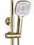 Душевая система Rea Storm gold с изливом REA-P9531, Золотой - миниатюра 6