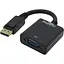 Конвертер переходник Display Port папа на VGA мама 30 см - миниатюра 1