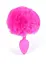 Анальна пробка з хвостиком Boss Jewellery Bunny Tail 6.5 см (рожевий) - мініатюра 6