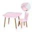 Столик зі стільцем "Метелик" 10-025R-BOX з ящиком, рожевий - мініатюра 2
