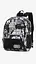 Рюкзак для хлопчика 2327 Чорно-білий - мініатюра 1