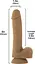 Гибкий фаллоимитатор на присоске Addiction - ANDREW 8″ Silicone Dong - Caramel, вибропуля в подарок - миниатюра 2