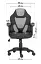 Геймерское детское кресло GT Racer серое с черным (X-1414 Fabric Gray/Black Suede) - миниатюра 6