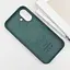 Чехол Epik Silicone case AAA с Magsafe и анимационной кнопкой для Apple iPhone 16, 6.1 Lake Green - миниатюра 5