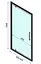 Душова кабіна Rea Rapid Swing 90x90 black REA-K6422 + REA-K6409, Чорний матовий, Універсальна, прозорий - мініатюра 6