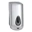 Дозатор для рідкого мила Bemeta Hotel глянець пластик 121209037, Нержавіюча сталь - мініатюра 1