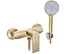 Смеситель для душа Rea Verso настенный brushed gold REA-B6566 Золотой - миниатюра 1