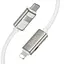 Дата кабель Hoco U137 Line with display Type-C to Lightning 27W (1.2m) White - мініатюра 4