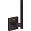 Тримач запасного рулону туалетного паперу Grohe QuickFix Start Cube 409792430 Чорний матовий - мініатюра 1