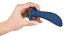 Стимулятор простаты Vibrating Butt Plug, 12 см синий - миниатюра 6