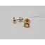 Золоті сережки-пуссети Харківська ювелірна фабрика. 700587-СП - мініатюра 3