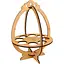 Підставка для яєць Rosa Talent Корзинка 2 фанера 19.6х19.2х27.2 см - мініатюра 1