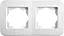 Рамка подвійна VIKO Rollina горизонтальна Білий (90480052) - мініатюра 1