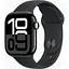 Смарт-годинник Apple Watch Series 10 GPS 42mm Jet Black Alu. Case w. Black Sport Band - S/M (MWWE3) - мініатюра 1