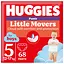 Уценка. Подгузники-трусики для мальчиков Huggies Little Movers Pants 5 (12-17 кг) 68 шт. - миниатюра 1