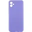Чохол Lakshmi Silicone Cover Full Camera AAA для Samsung Galaxy A05 Бузковий/Dasheen - мініатюра 1
