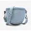 Шкіряна сумка поясна-кроссбоді Vacation блакитна флотар - мініатюра 1