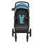 Детская прогулочная коляска-книга Bambi M 5723 Viva Pine blue Голубая - миниатюра 2