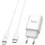 Зарядное быстрое Hoco C71a 18W PD rapid charger с кабелем lightning - type-С - миниатюра 1
