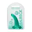 Фалоімітатор Realrock Crystal Clear Dildo 5" 11.5 см zielony - мініатюра 2