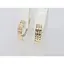 Золоті сережки Імперія золота з алмазною гранню. СБ638(А)И - мініатюра 3