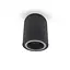 Накладний неповоротний світильник круглої форми під лампу у чорному корпусі | Арт. ML302-A чорний | Line F - мініатюра 2