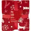 Плед Ardesto Christmas Flannel 160х200 см 100% полиэстер олени красный pbe0050481 - миниатюра 1