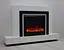Камін електричний Fireplace Craftsman Tokado White Bluetooth (10080122) - мініатюра 2